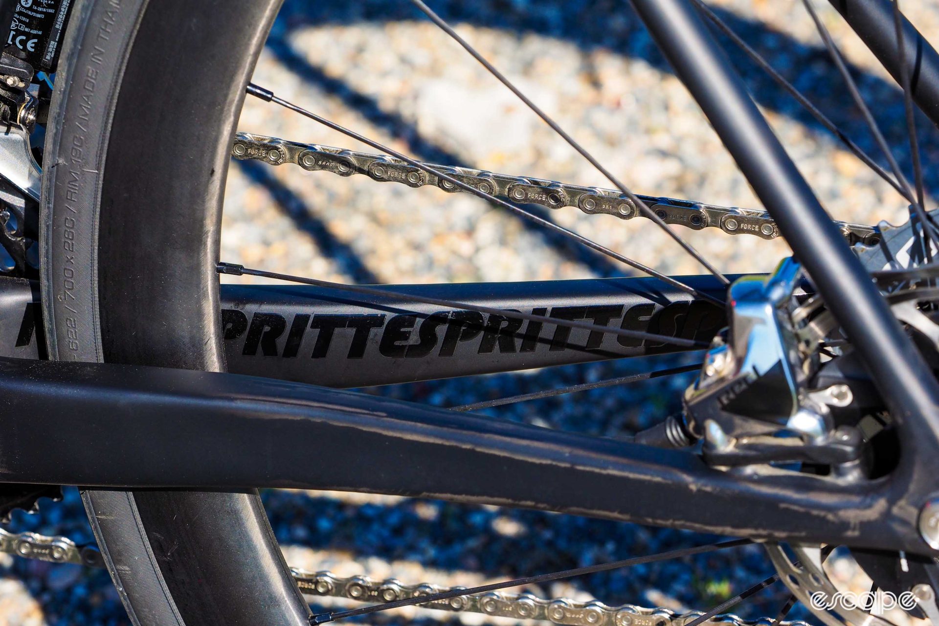 Ritte Esprit chainstay graphics
