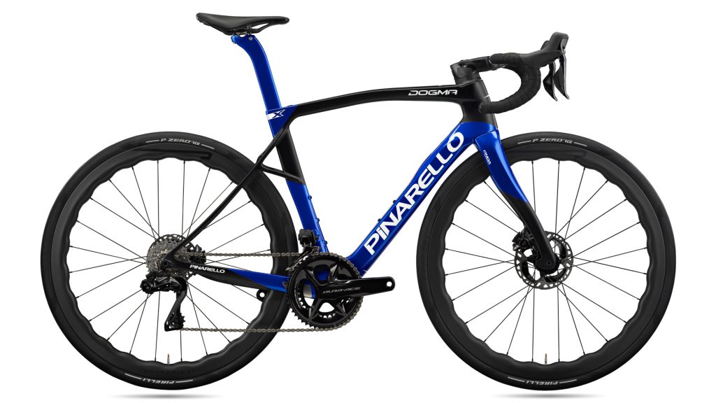 This image shows the new Dogma X in blue and black colour way
