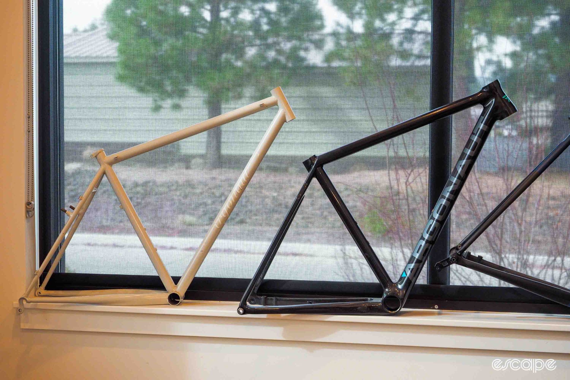 Argonaut Cycles steel and carbon frames