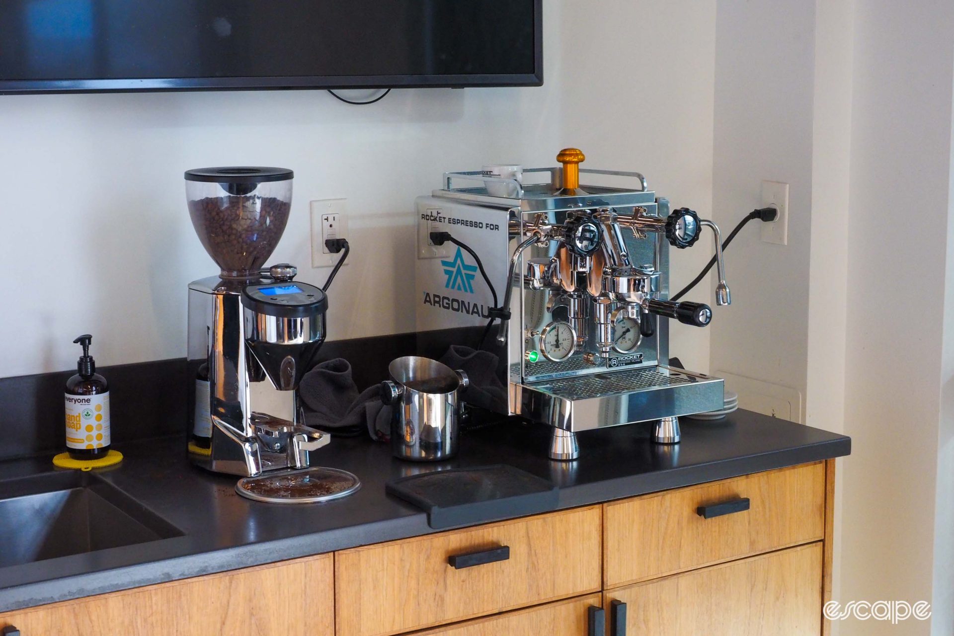 Argonaut Cycles coffee machine