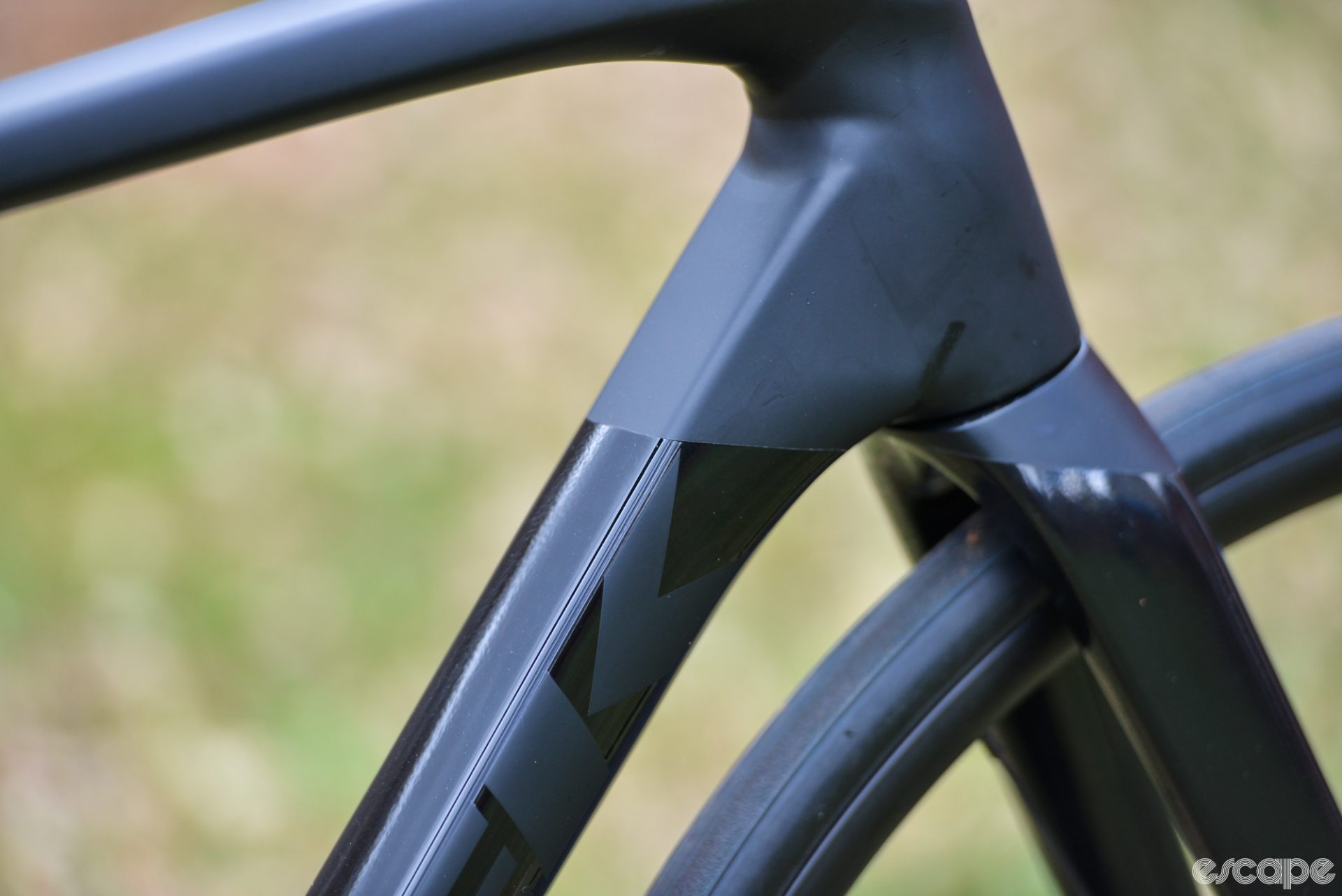 Trek's Invisible Weld Technology shows smooth transitions from the down tube to head tube, with almost no visible weld puddles - again, could pass for carbon.