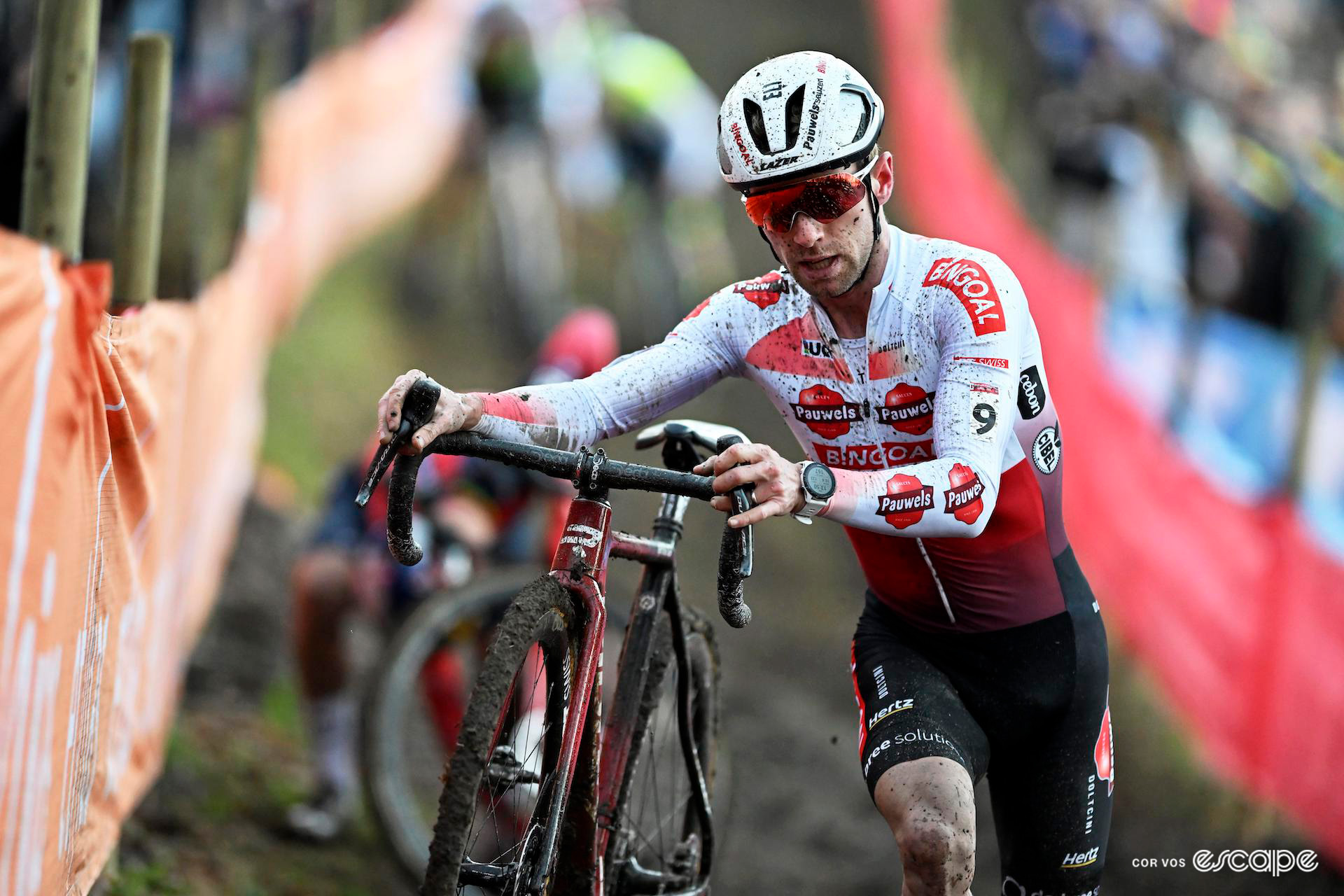 UCI World Cup leader Eli Iserbyt during Cyclocross World Cup Namur.