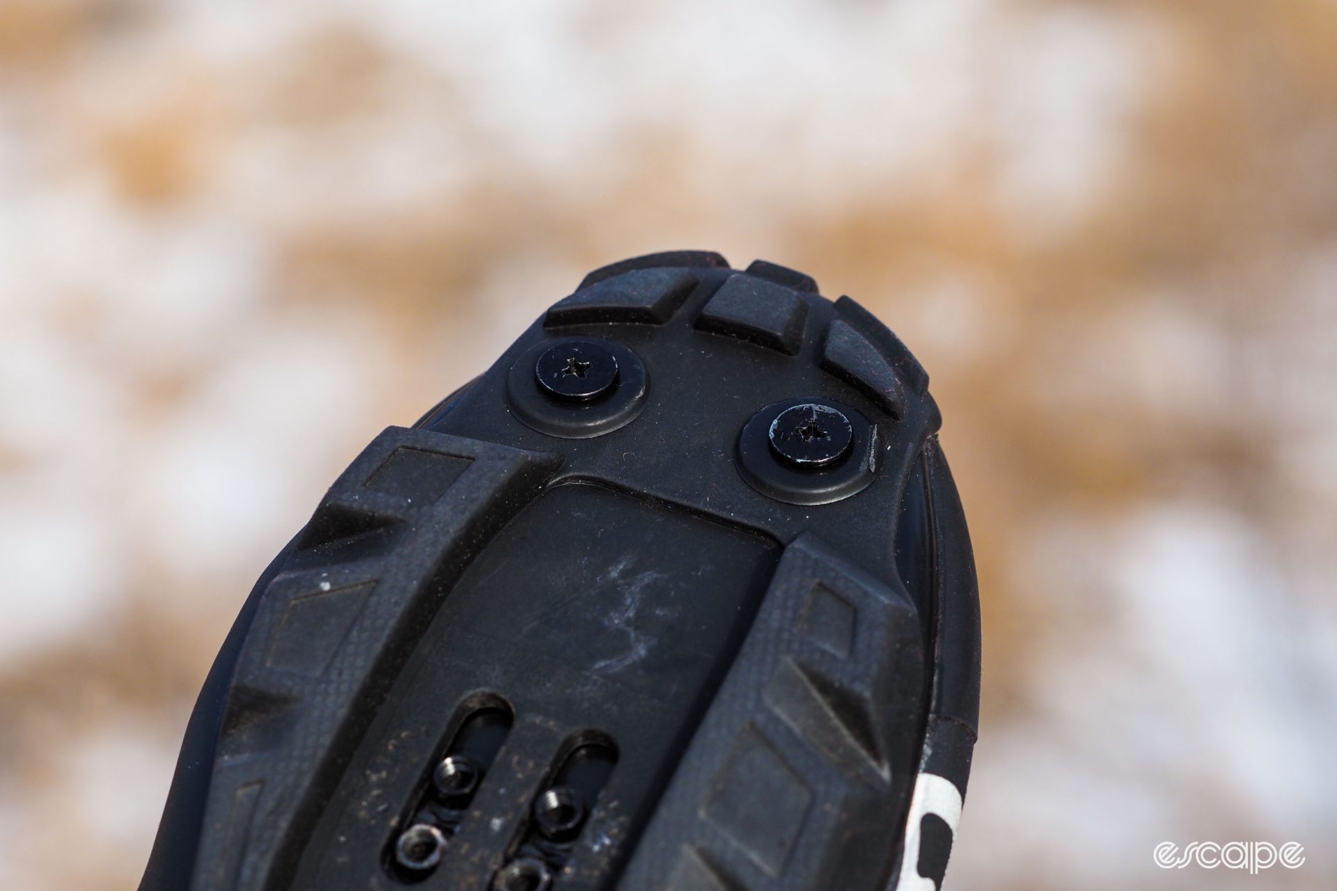 Giro Blaze winter cycling shoe toe spike mounts