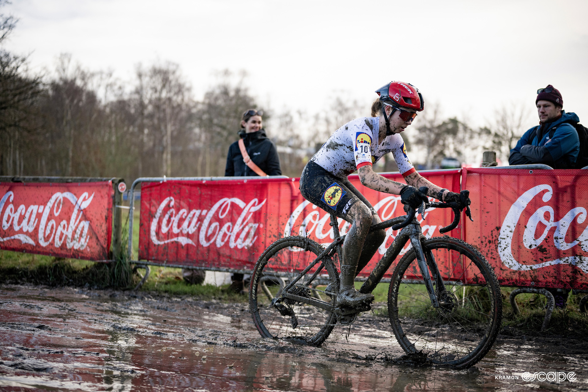 18-year-old Canadian national champion Ava Holmgren during the GP Sven Nys, X2O Trofee Baal.