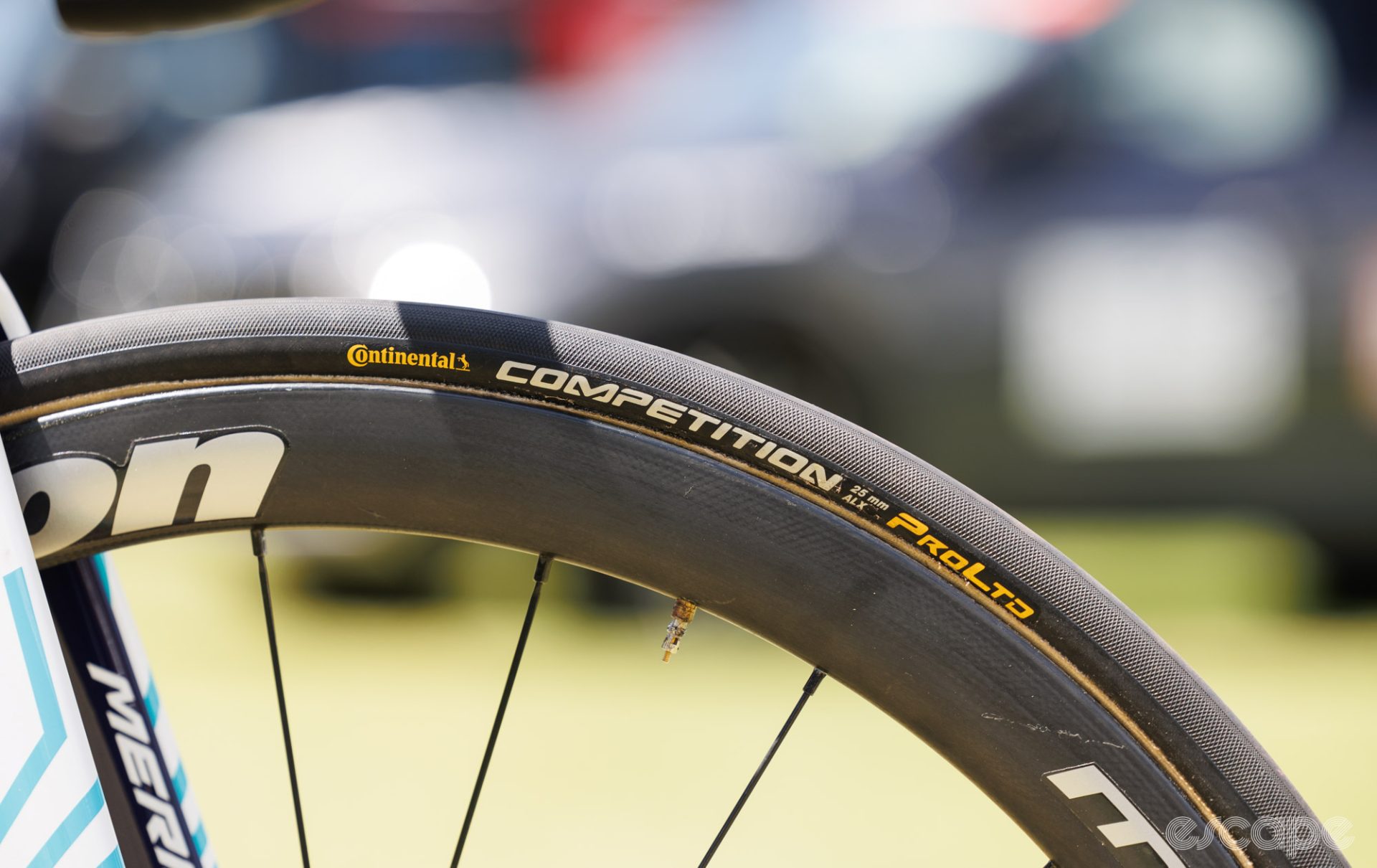 Vision wheels and Continental Competition tubular tires.