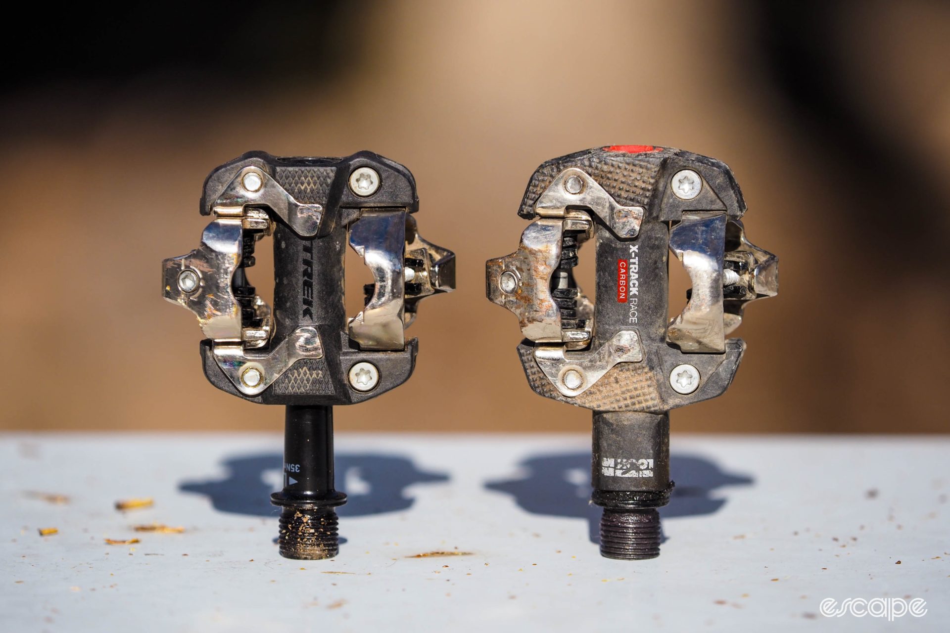 Trek Kovee Pro pedal compared to Look X-Track Race Carbon