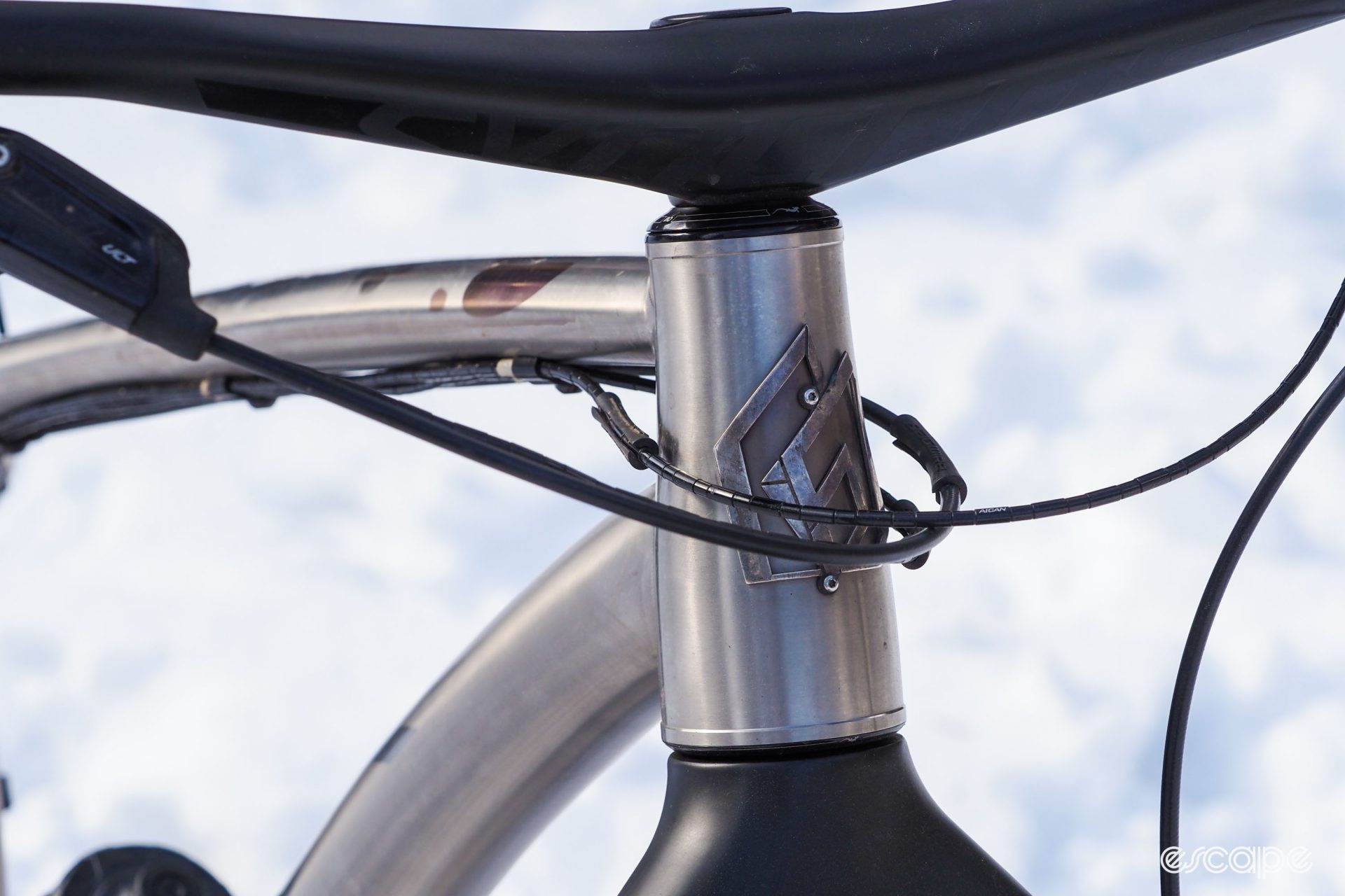 Rise Bikes Grizzly first generation head tube