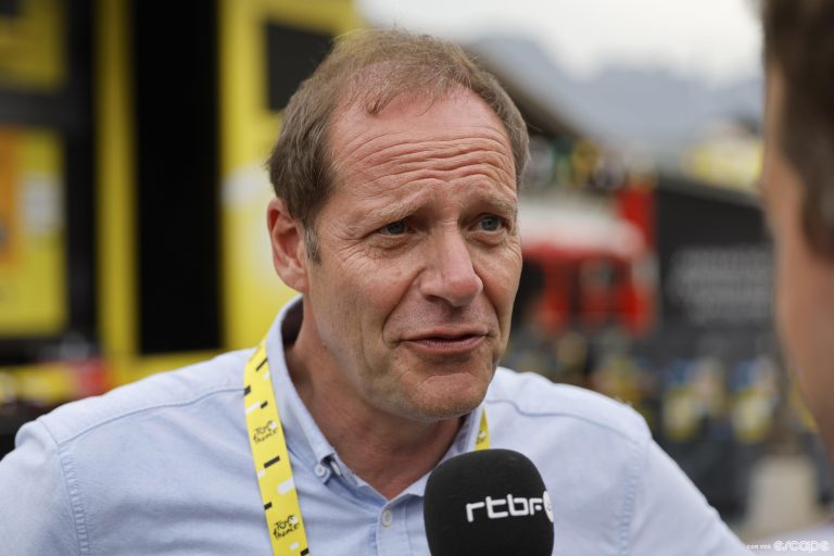 Christian Prudhomme at the 2023 Tour de France.