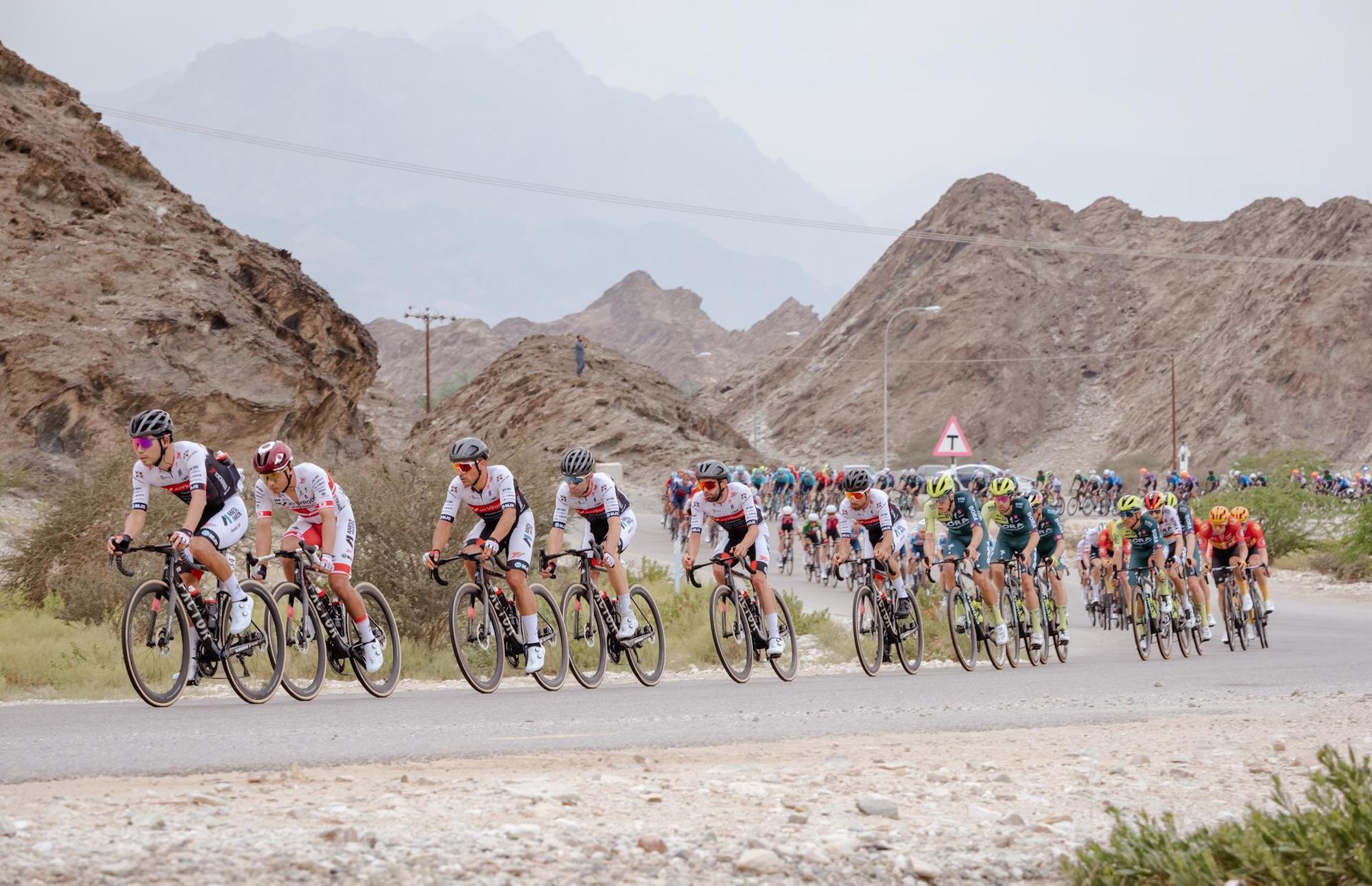 JCL Team UKYO lead from the front at the Tour of Oman.