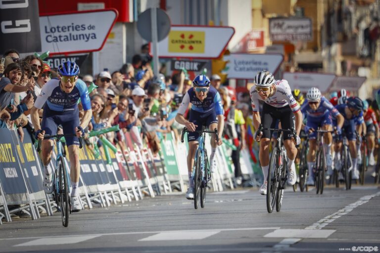 Nick Schultz wins stage 1 of the Volta a Catalunya.