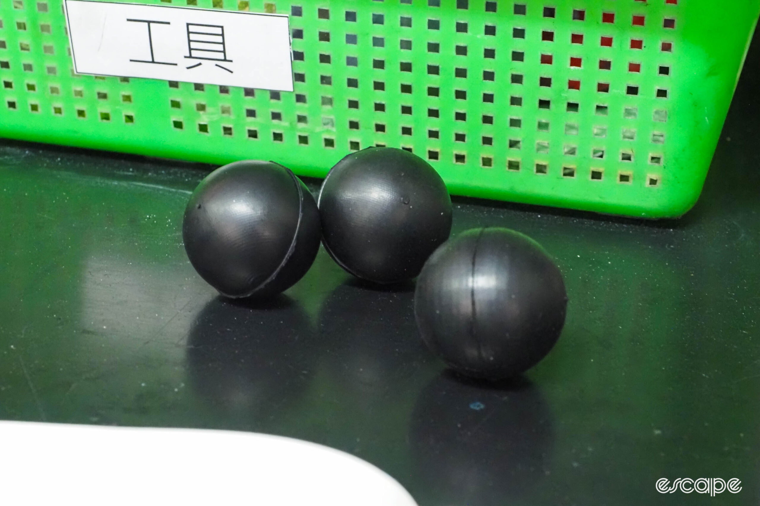 Goodyear Bicycle Tires factory tour rubber balls
