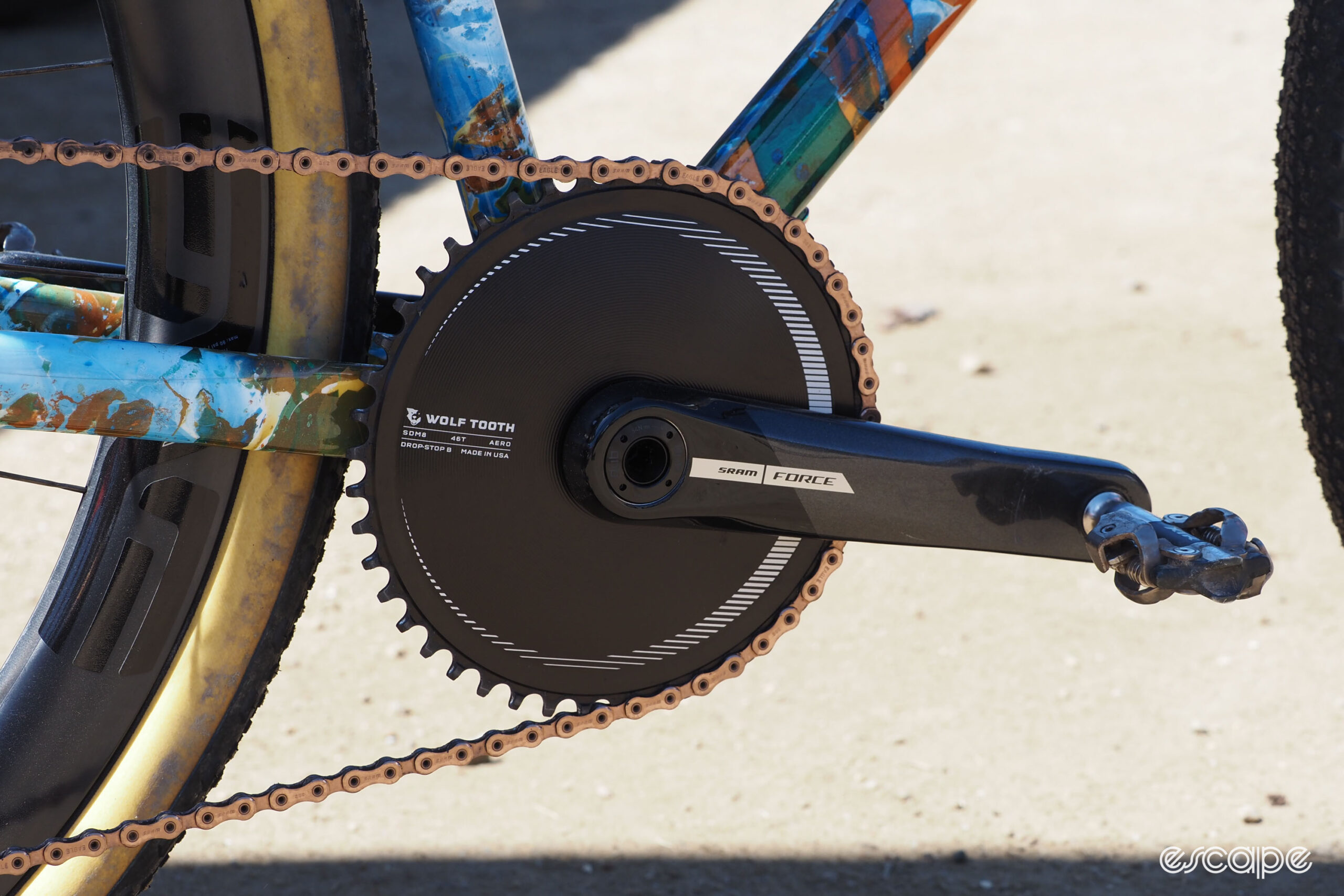 Wolf Tooth Components aero gravel chainring