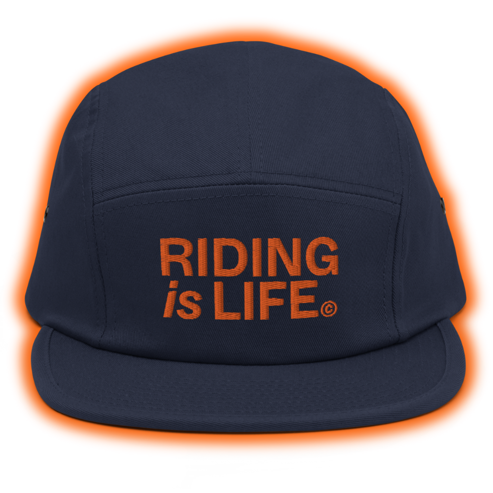 Riding is life embroidered hat