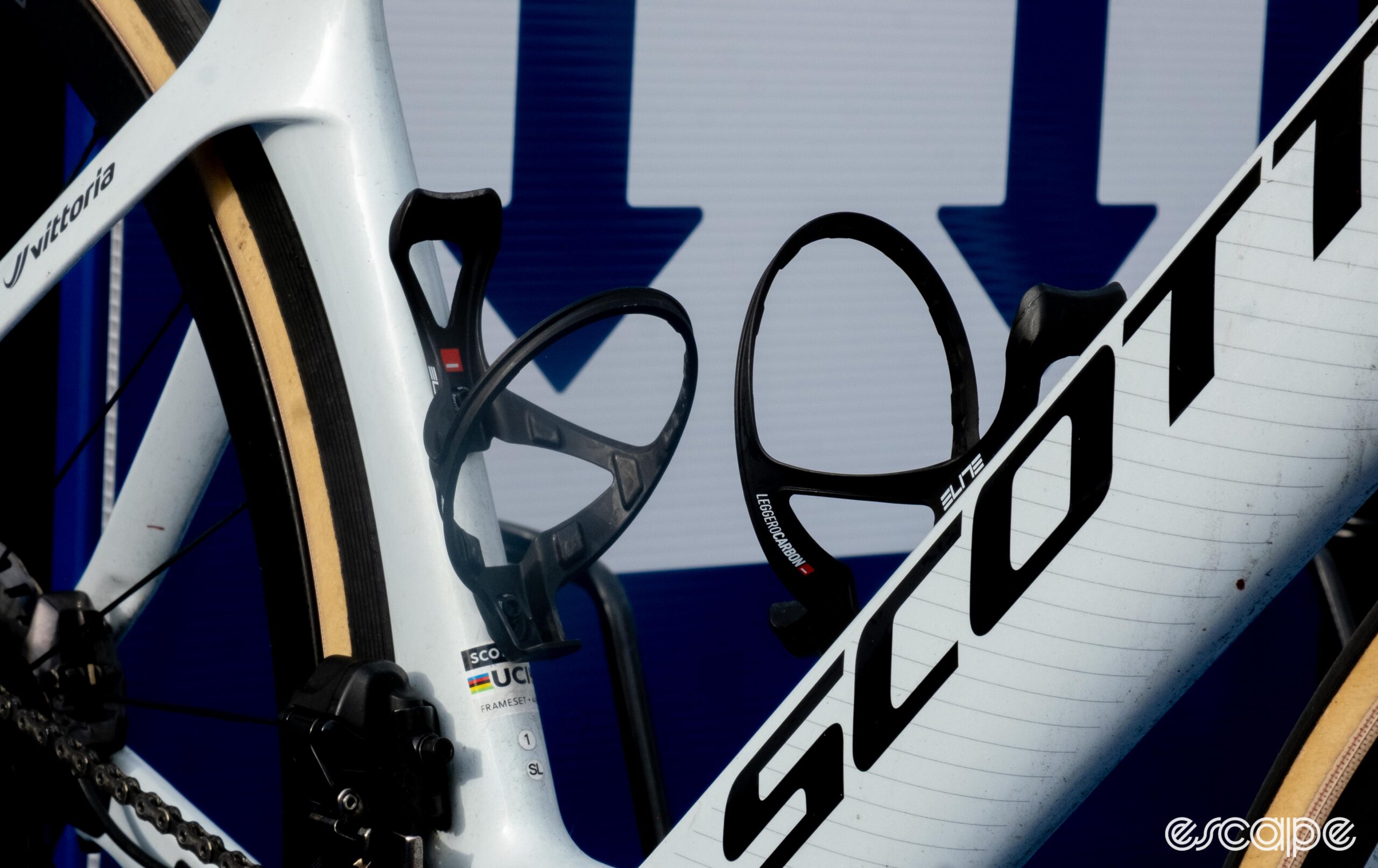 The photo shows Bardet's bottle cages. 
