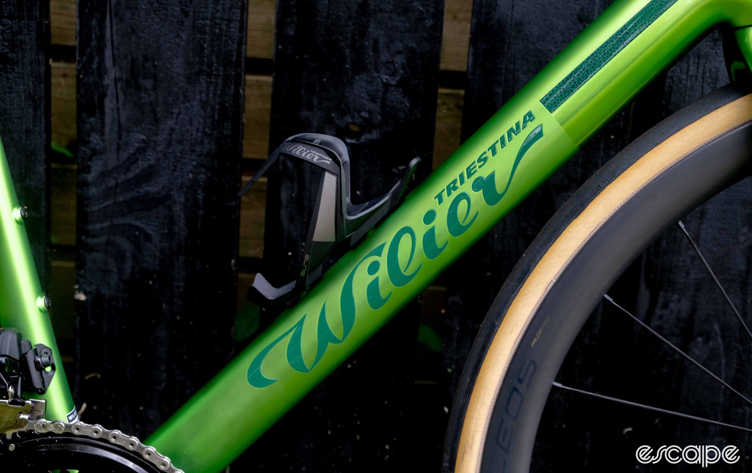 The photo shows the Wilier logo.