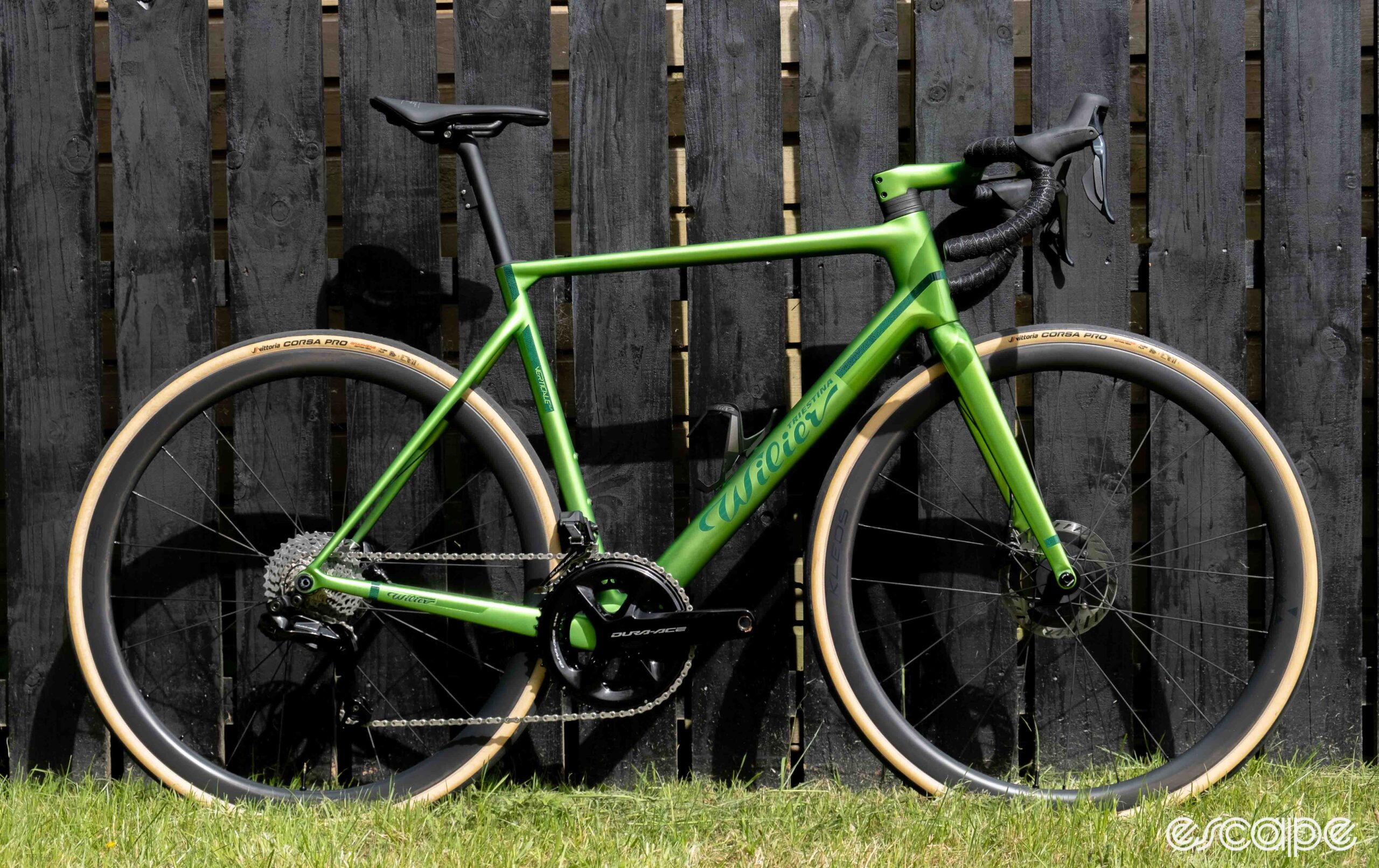 The photo shows the new Wilier Verticale SLR