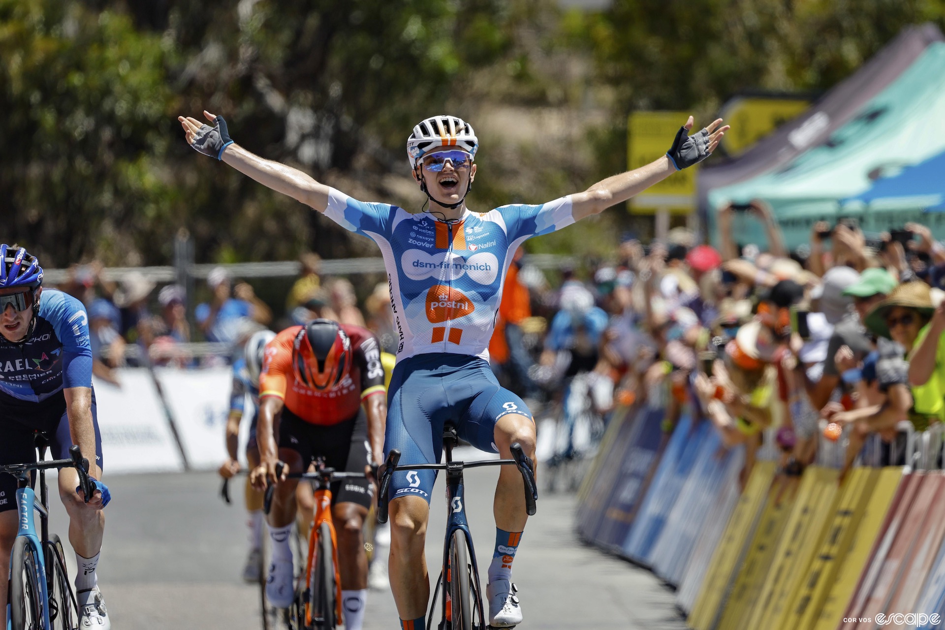 Oscar Onley already wins stage 5 the Tour Down Under.