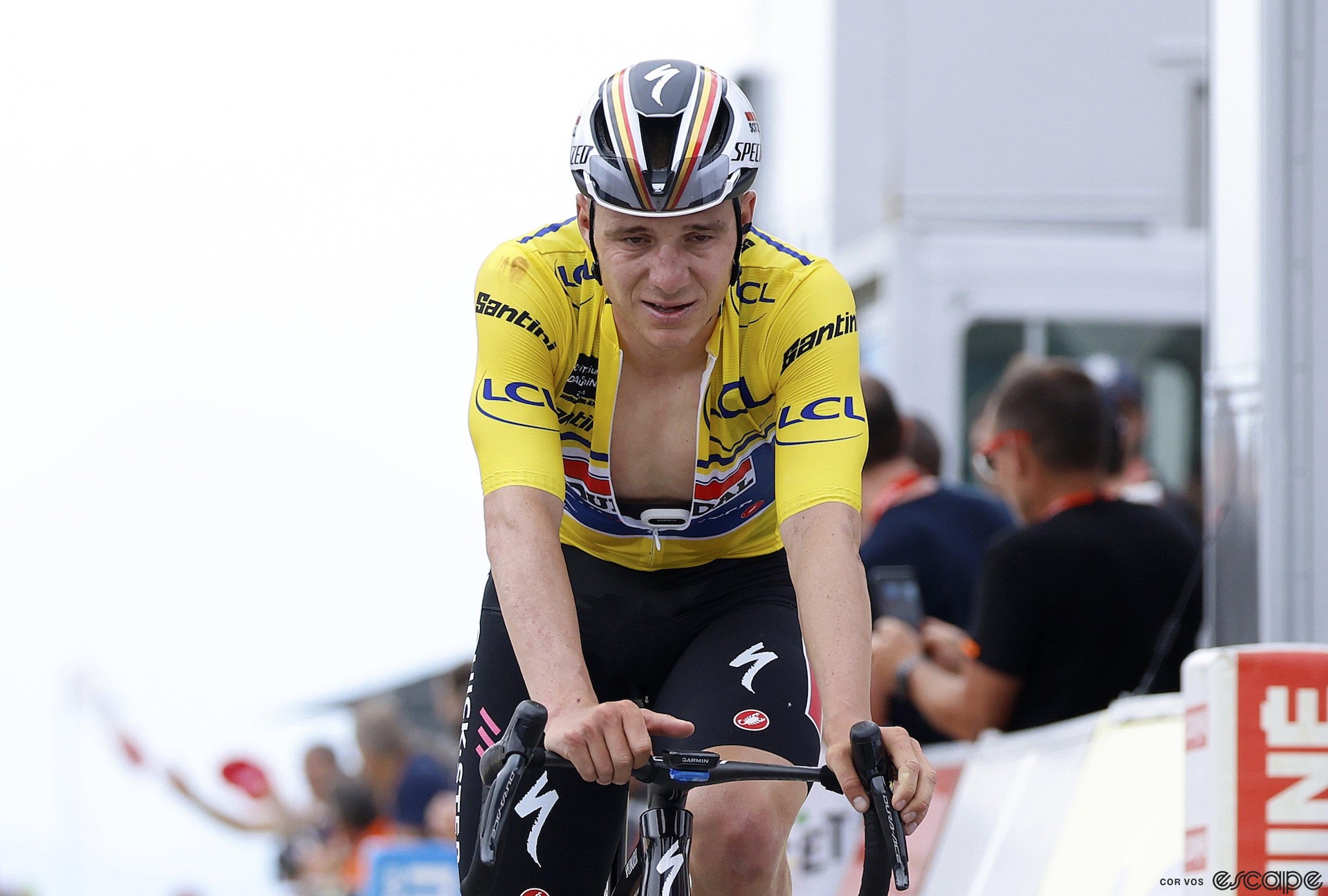 Remco Evenepoel on stage 6 of the Critérium du Dauphiné.