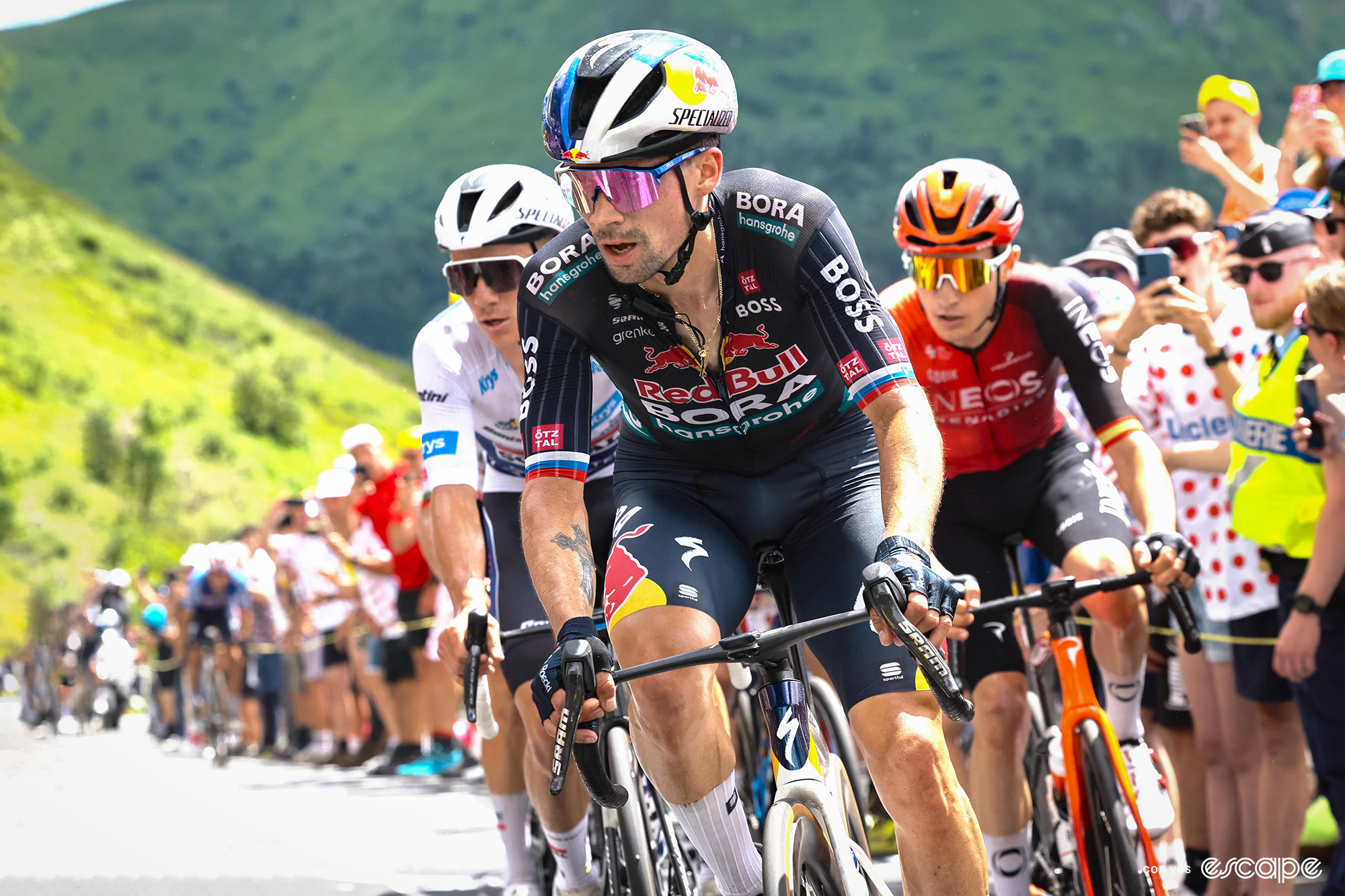 Primož Roglič at the 2024 Tour de France.