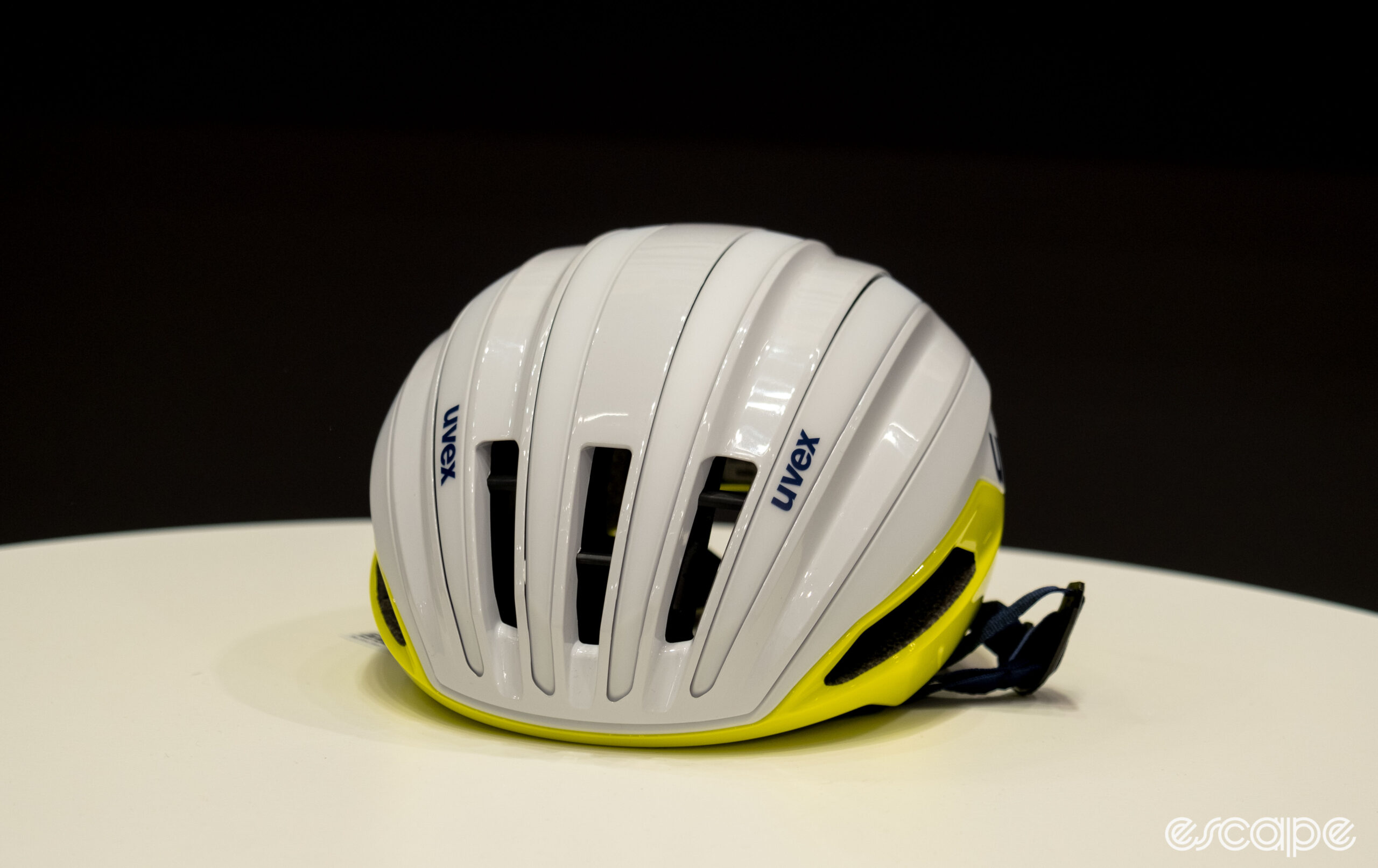 The photo shows Uvex's new Surge Aero Mips helmet